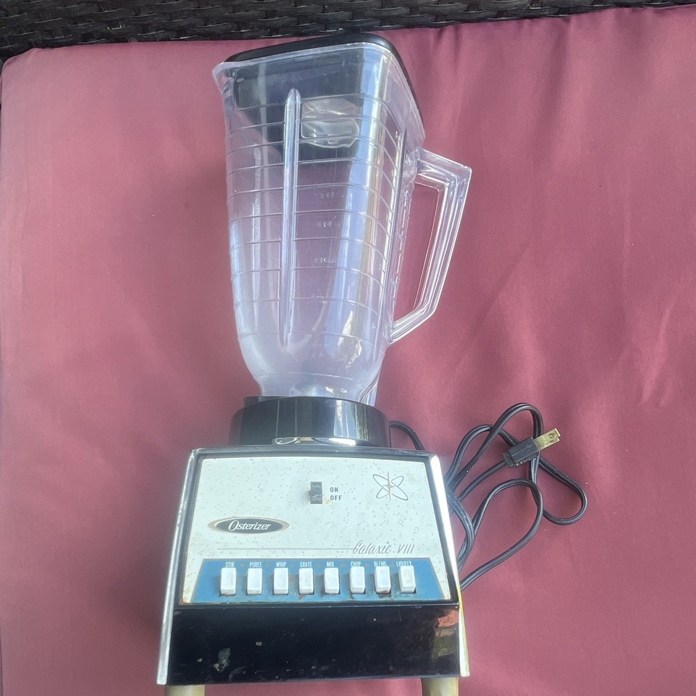 Osterizer Galaxie VIII 5-Cup 450W 8-Speed Blender Push Button Base & Pitcher